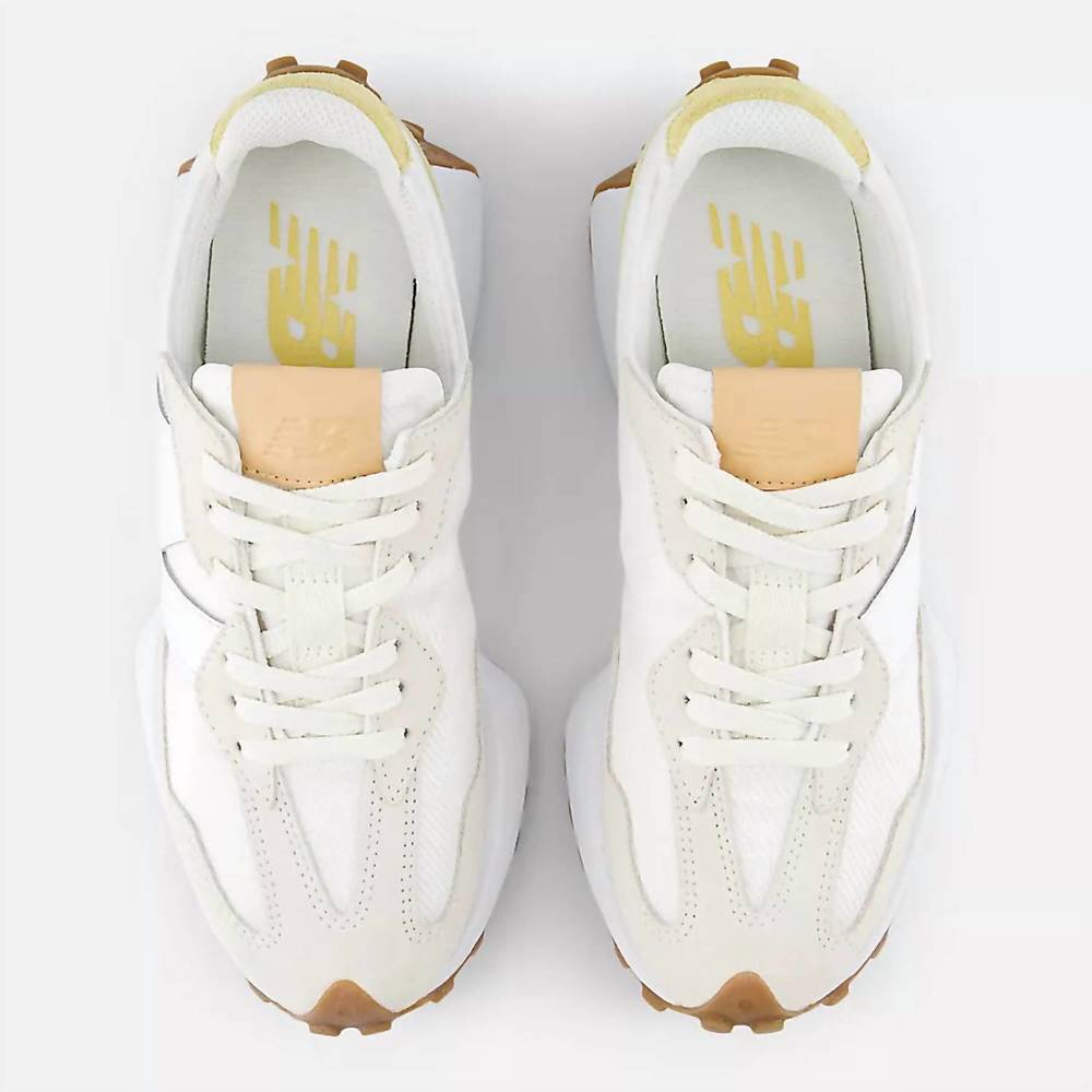NEW NEW BALANCE women 327 sneakers in linen with hay - Picture 3 of 5